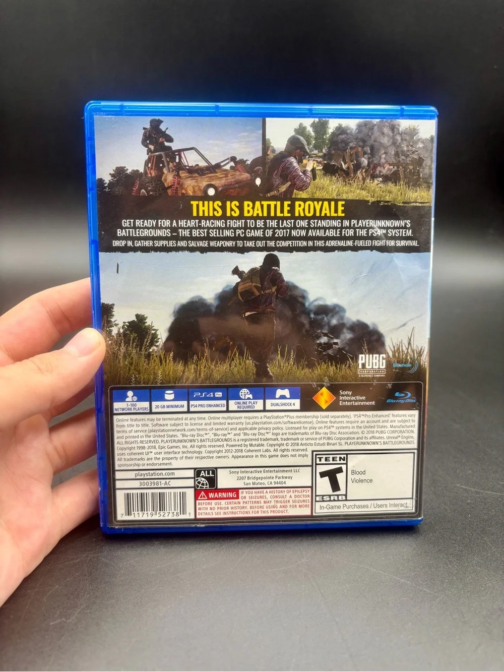 PlayerUnknown's Battlegrounds - Sony PlayStation 4